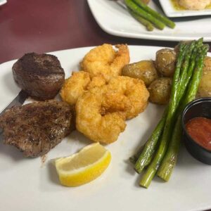 Steak and Shrimp from Wissota Lodge and Event Center in Chippawa Falls Wisconsin