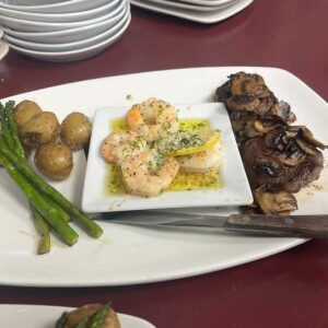 Steak and Shrimp from Wissota Lodge and Event Center in Chippawa Falls Wisconsin